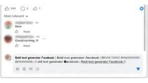 Bold text generator Facebook