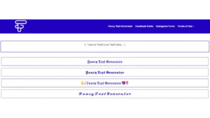 Fancy Text Generator